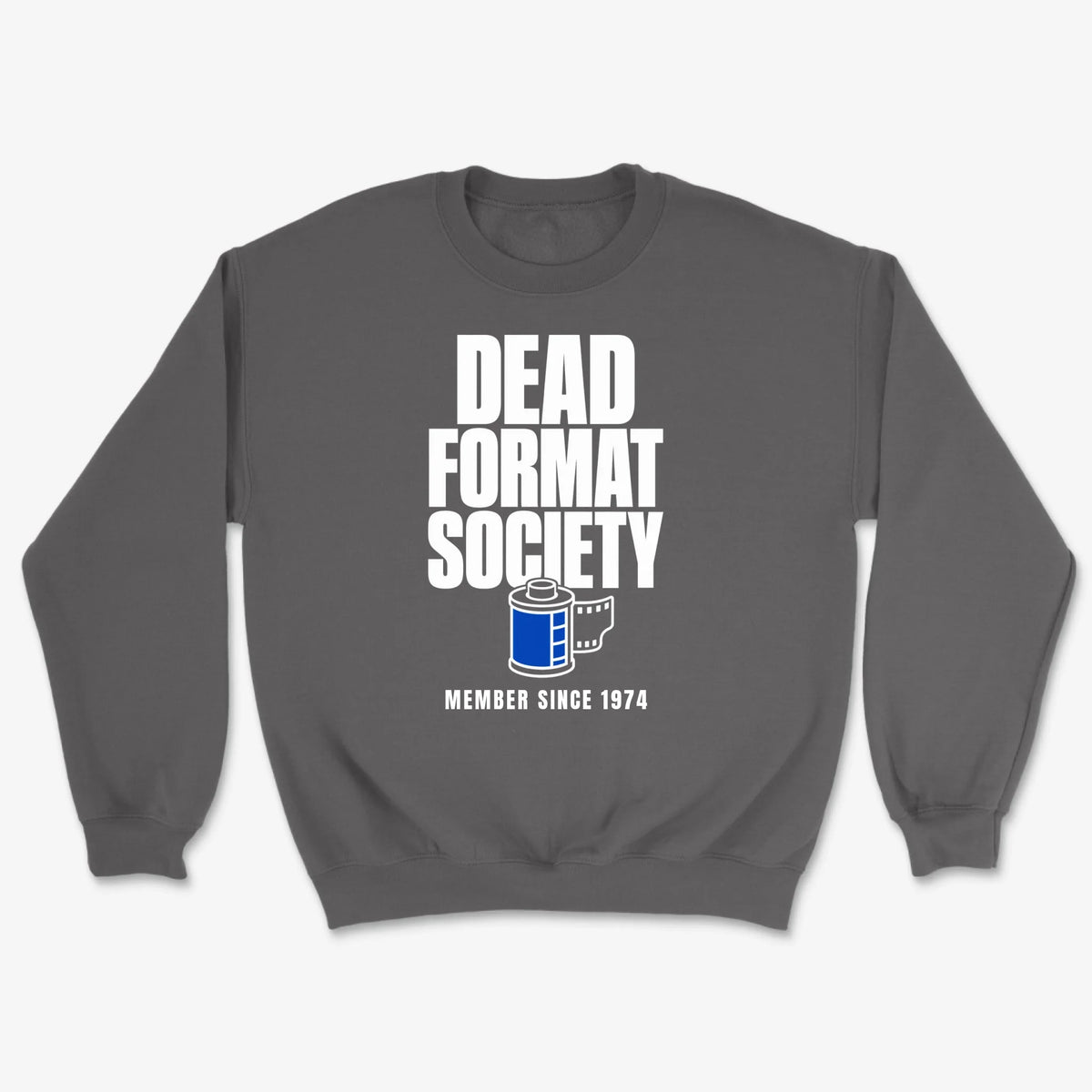 Custom Dead Format Society Sweatshirt - Charcoal