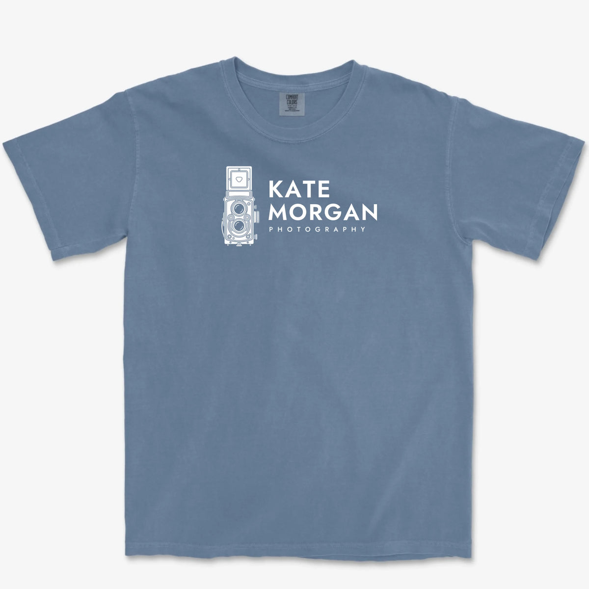 Custom Twin Lens Heavyweight Tee - Blue Jean