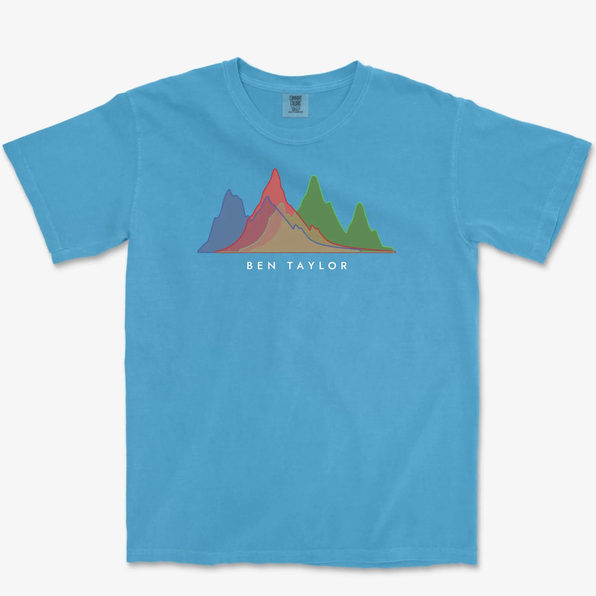 Custom Histogram Heavyweight Tee - Royal Caribe
