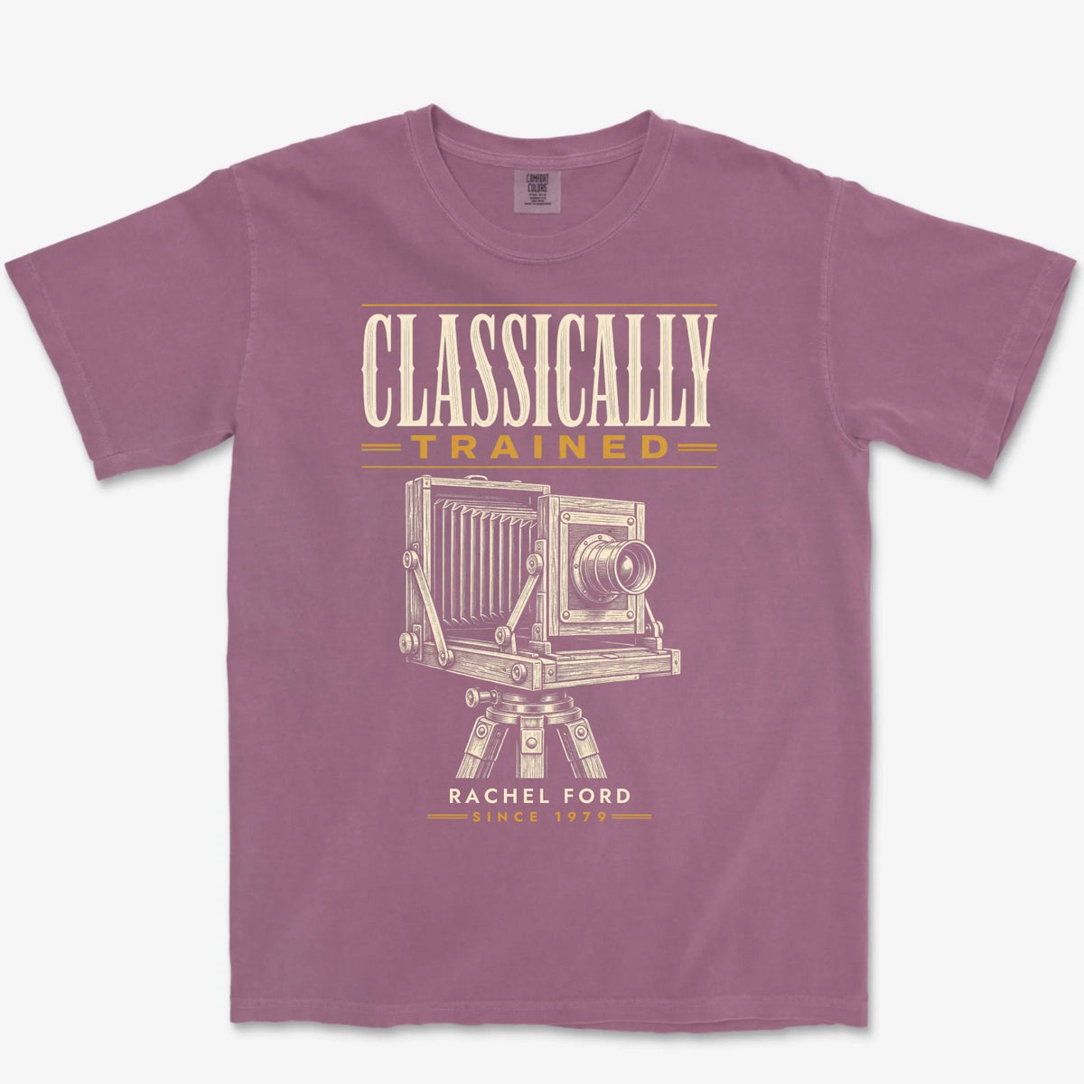 Custom Classically Trained Heavyweight Tee - Berry
