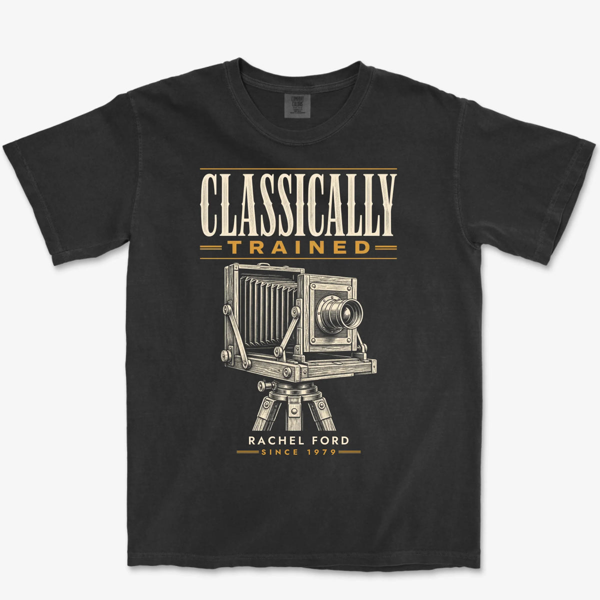Custom Classically Trained Heavyweight Tee - Black