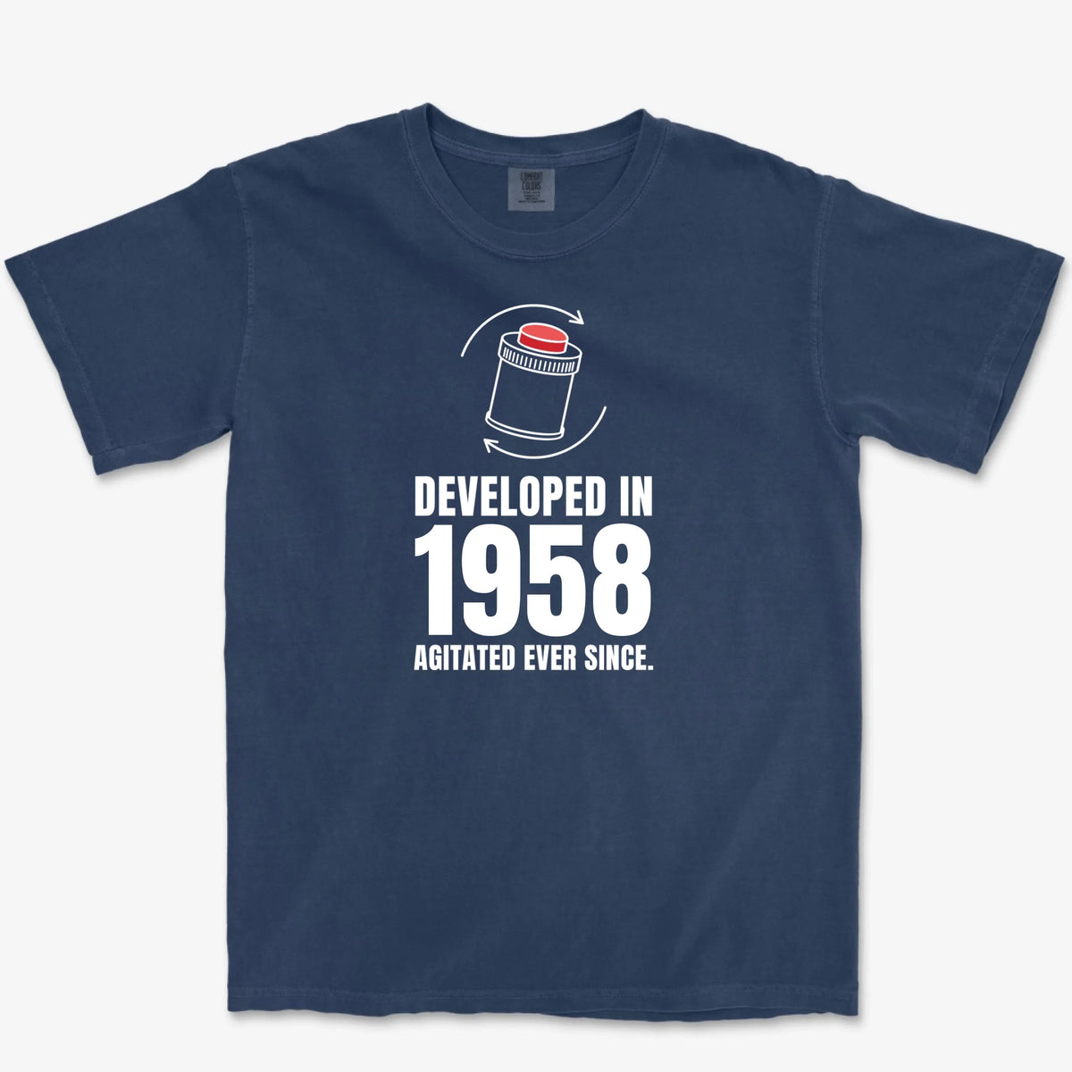 Custom Agitated Ever Since Heavyweight Tee - True Navy