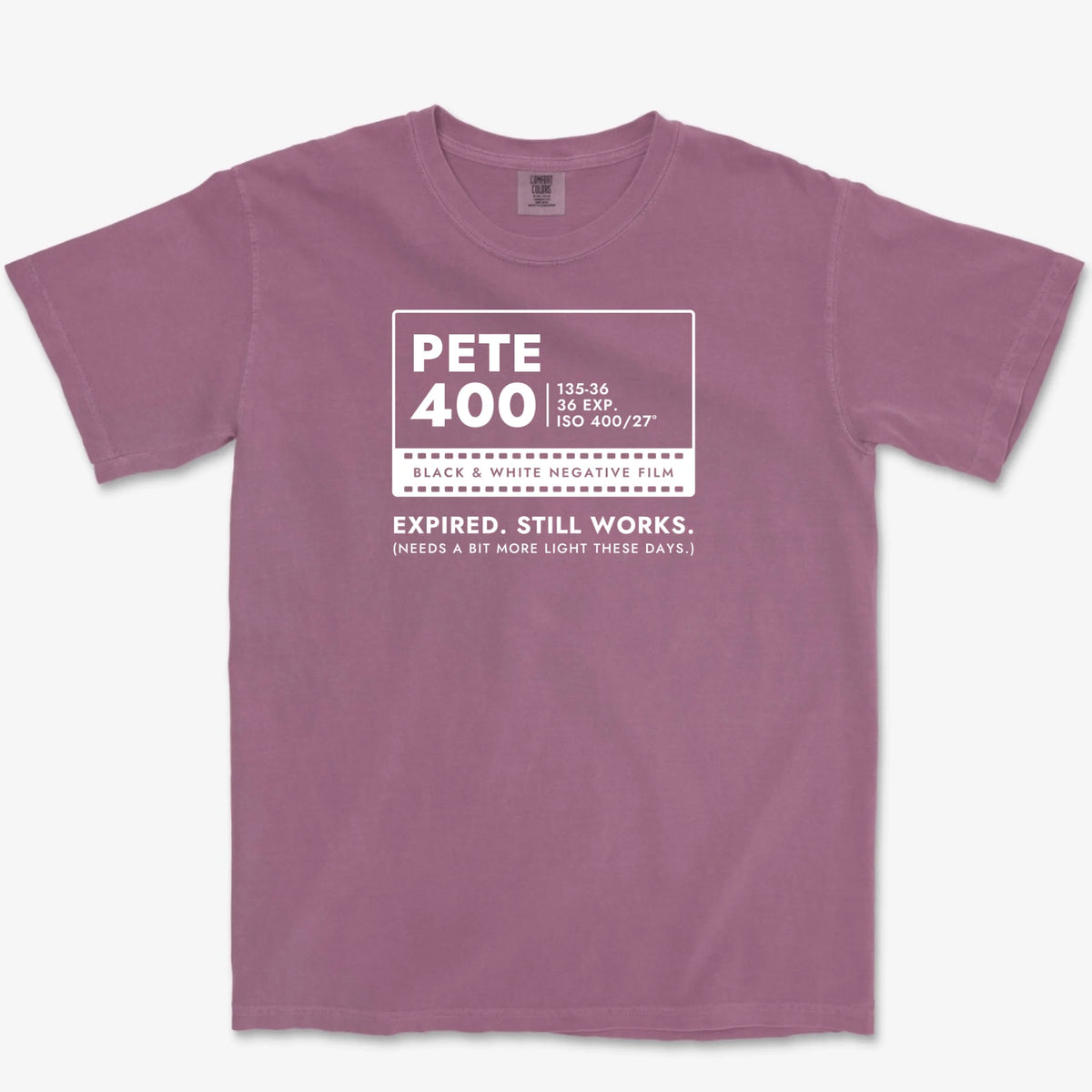 Custom Film Box Heavyweight Tee - Berry