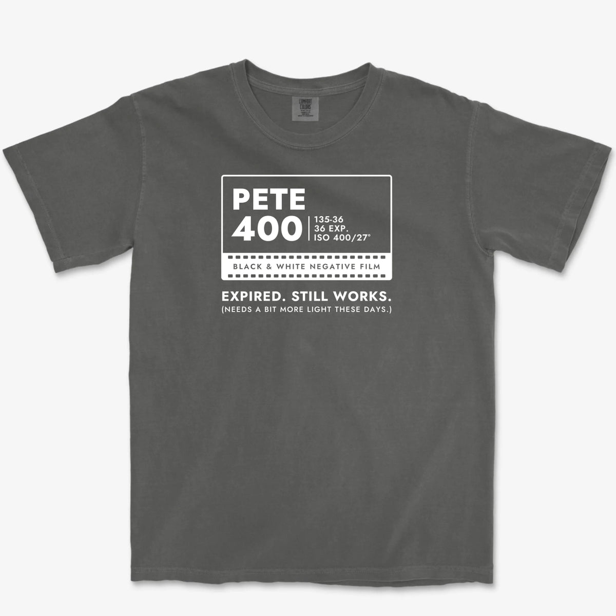 Custom Film Box Heavyweight Tee - Pepper