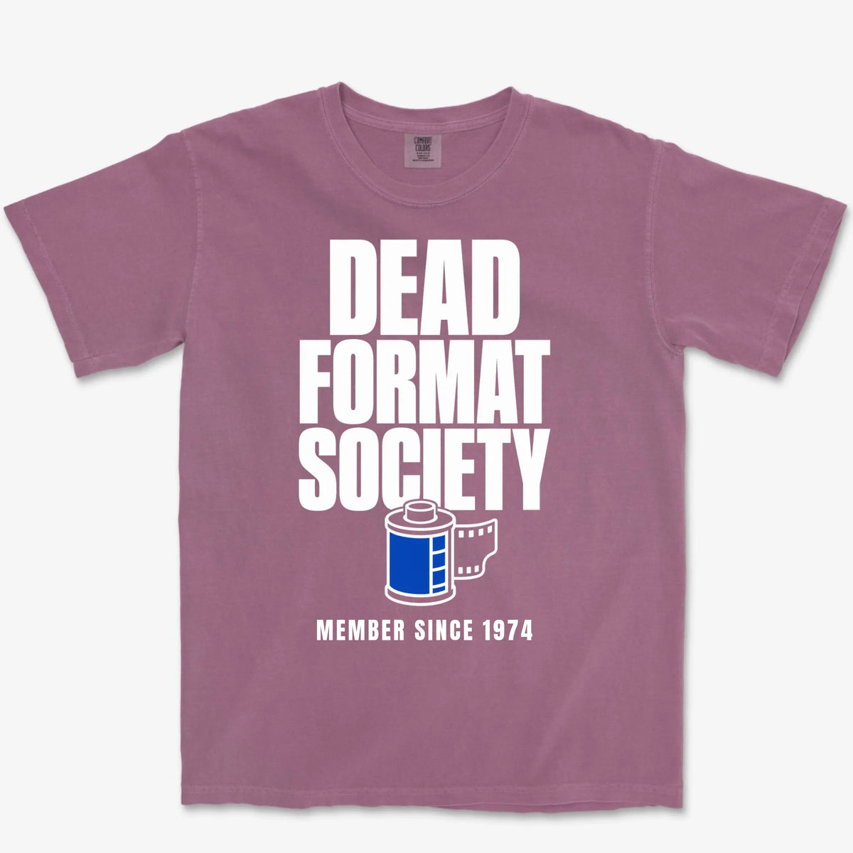 Custom Dead Format Society Heavyweight Tee - Berry