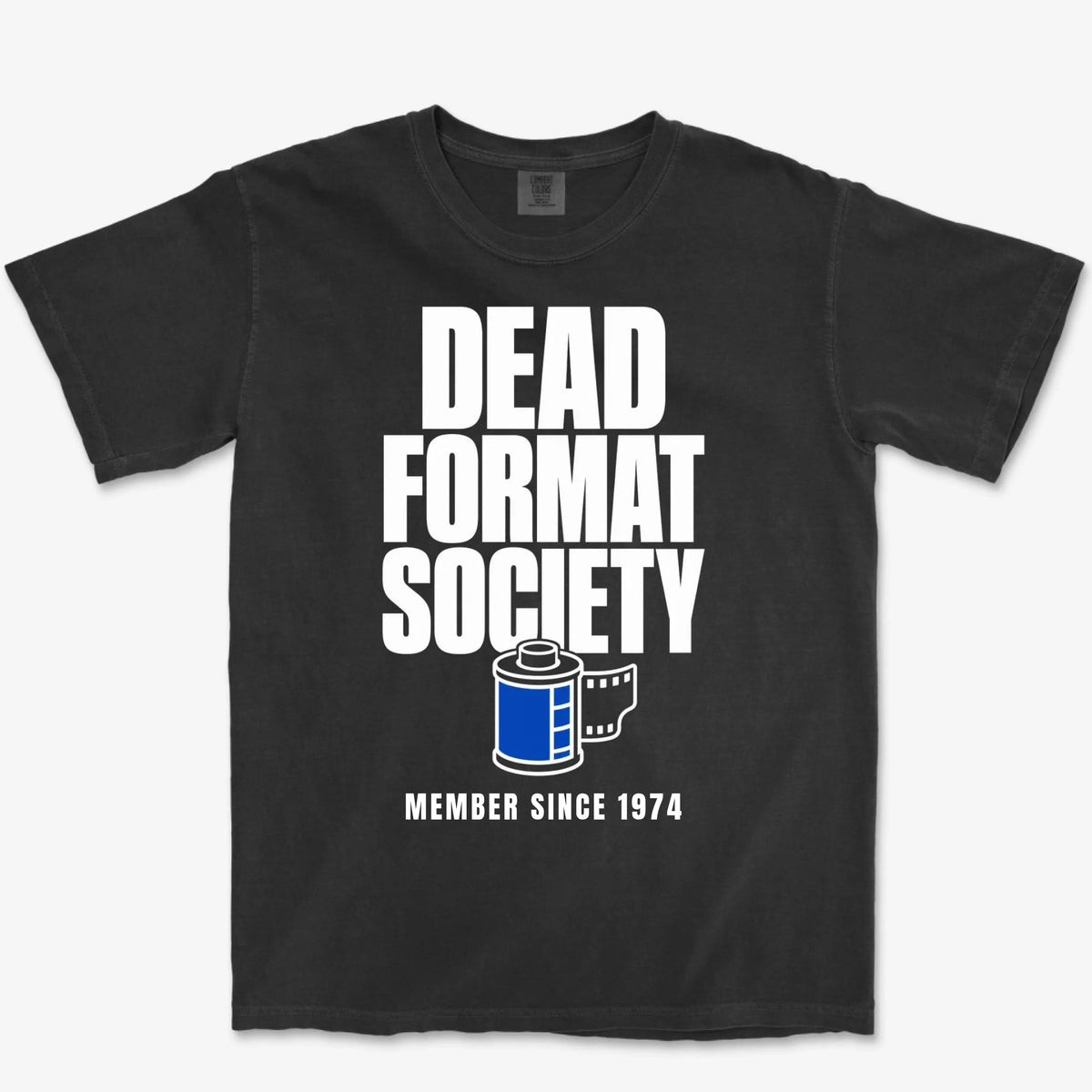 Custom Dead Format Society Heavyweight Tee - Black