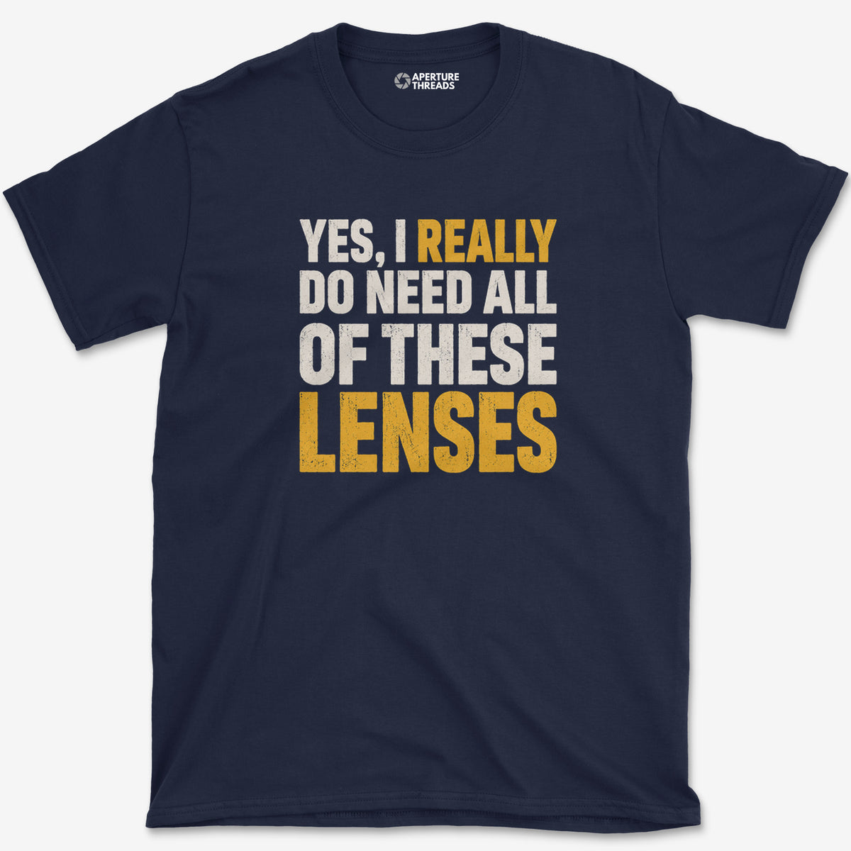 All Of These Lenses T-Shirt — navy