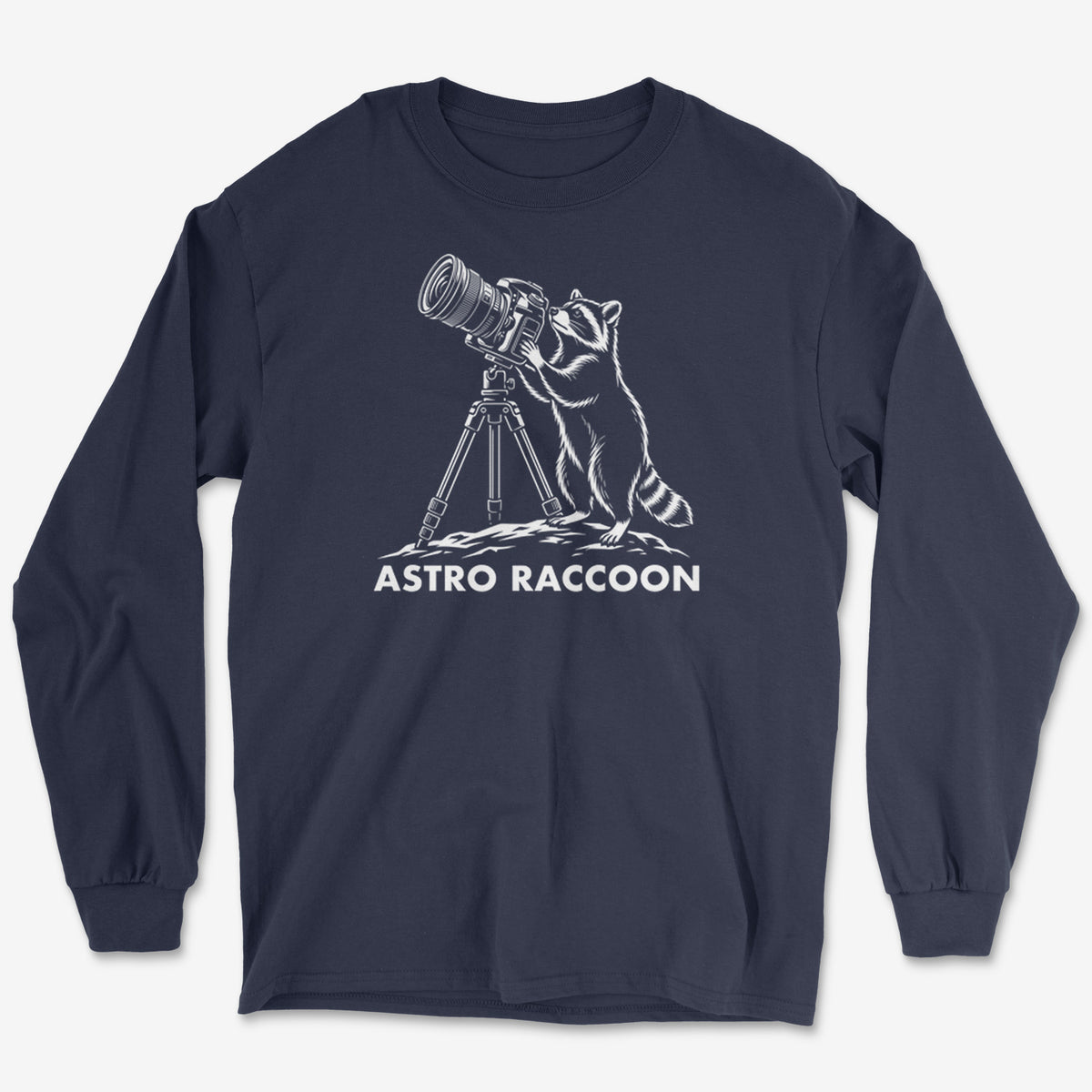 Astro Raccoon Long Sleeve Tee