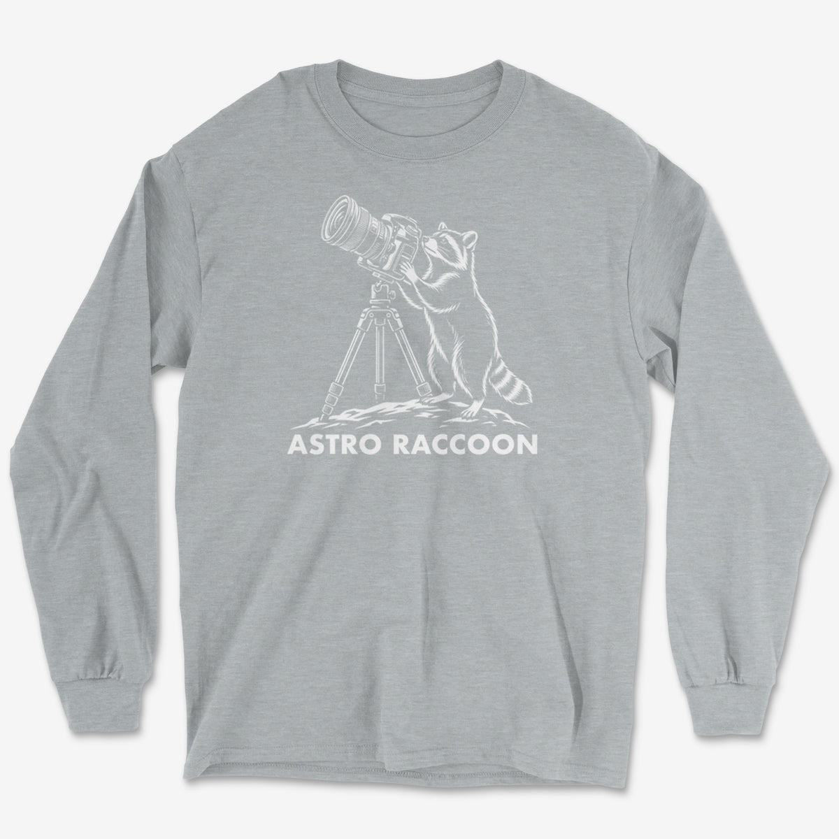 Astro Raccoon Long Sleeve Tee