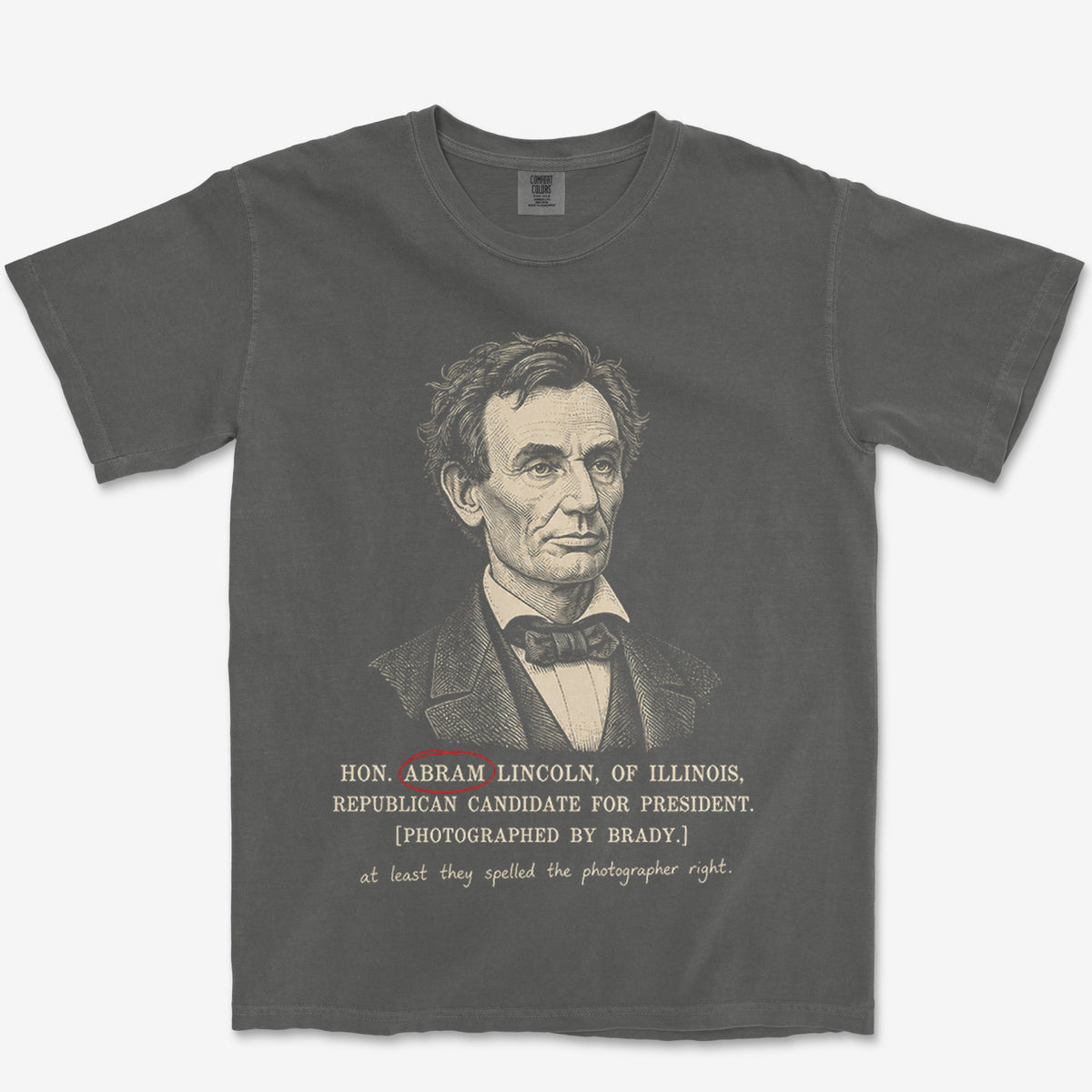 At Least They Spelled Brady Right Heavyweight Tee