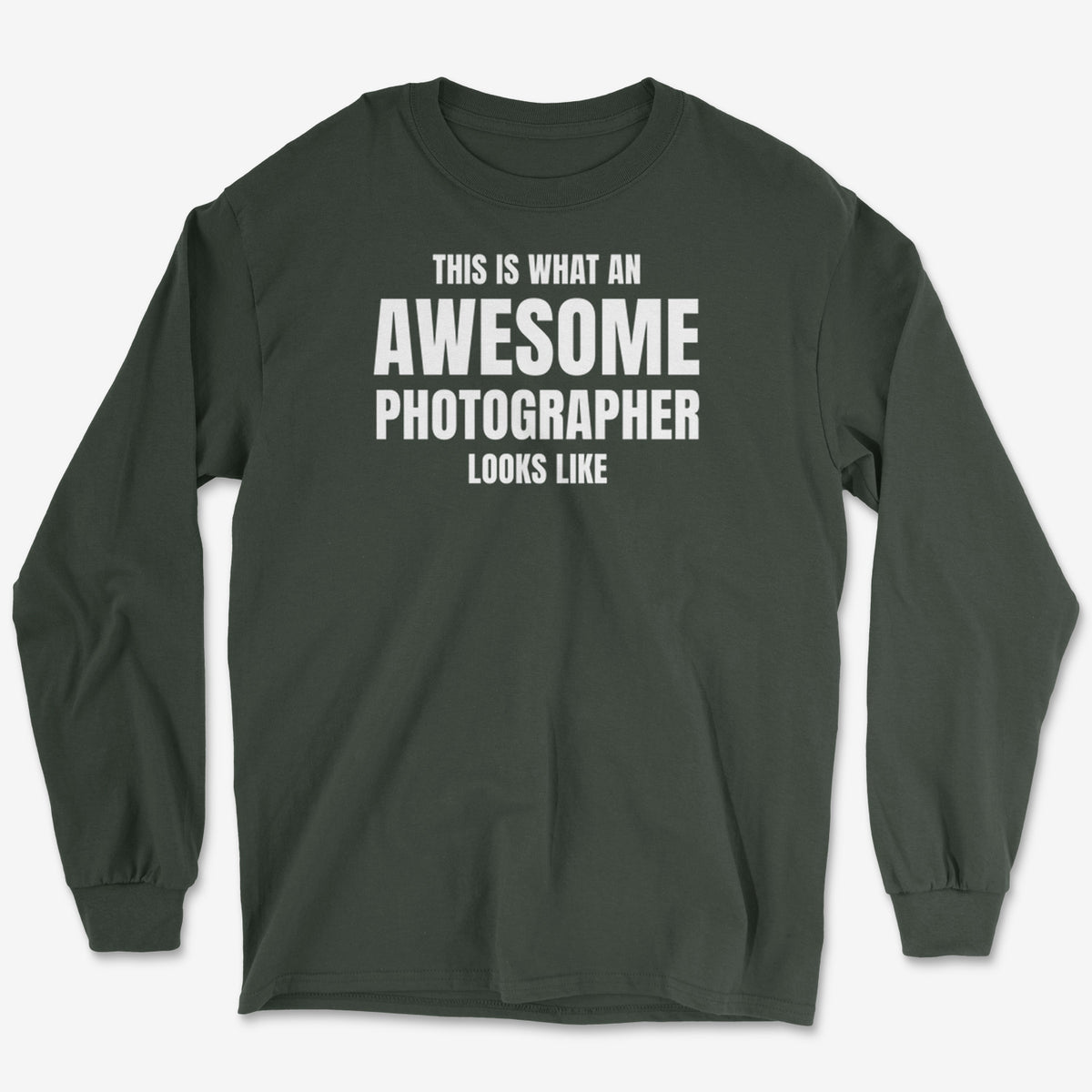 Awesome Photographer Long Sleeve Tee