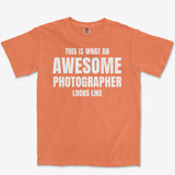 Awesome Photographer Heavyweight Tee
