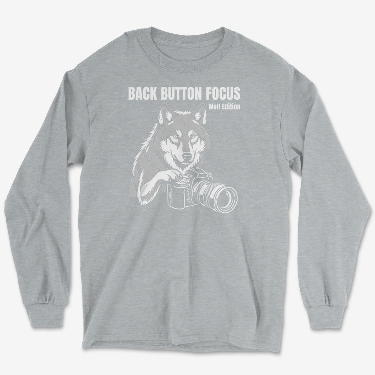 Back Button Focus Long Sleeve Tee