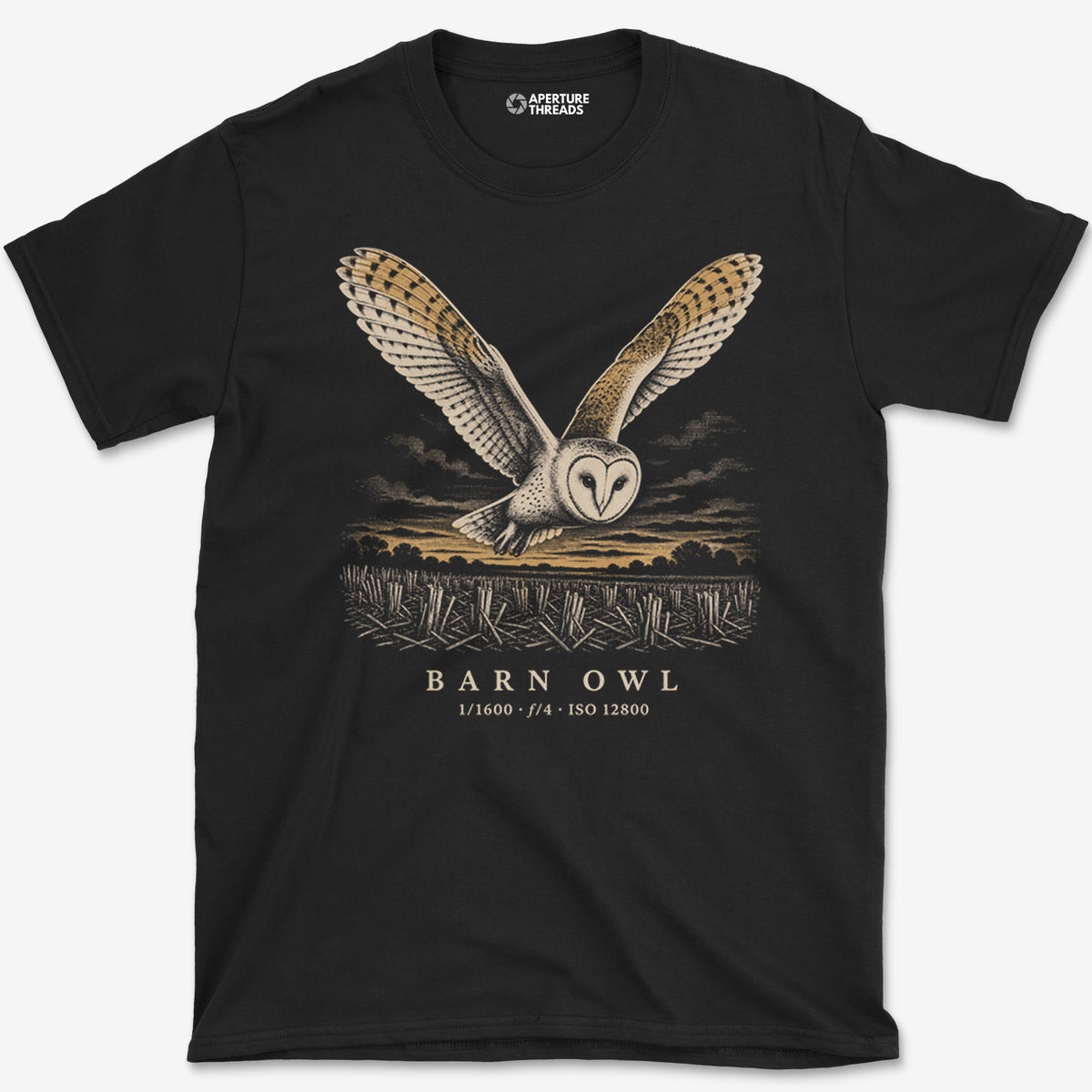Barn Owl Plate T-Shirt