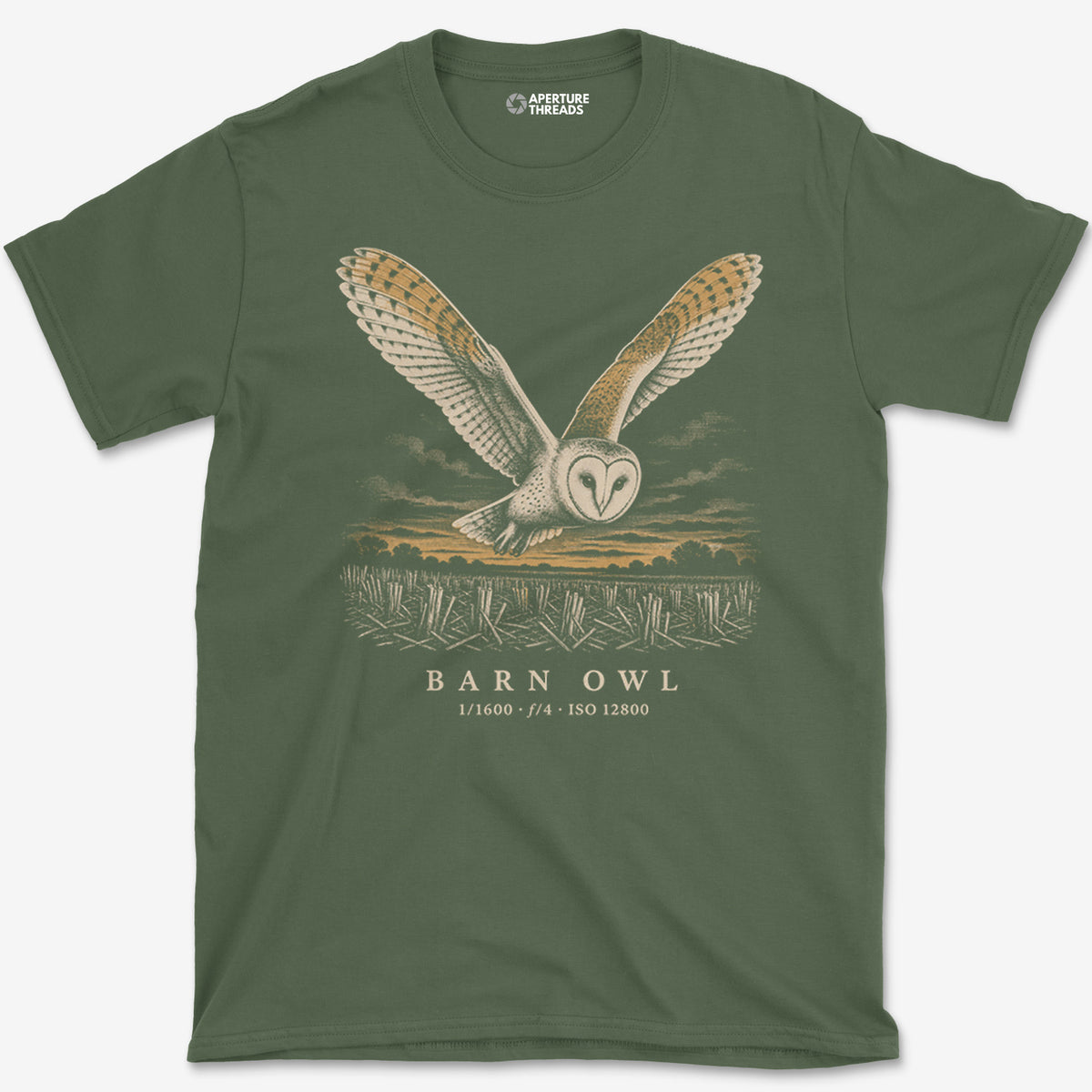 Barn Owl Plate T-Shirt