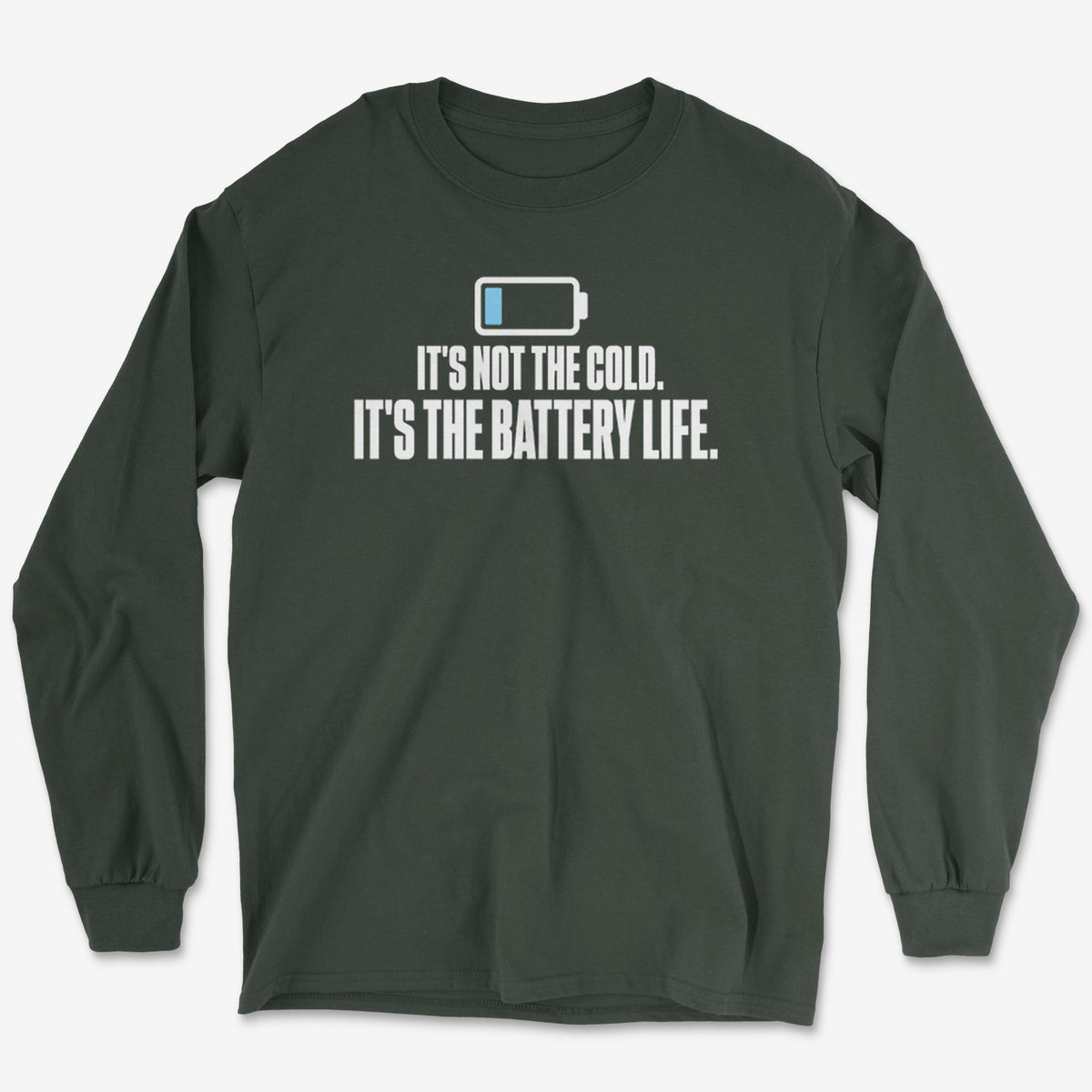 Battery Life Long Sleeve Tee