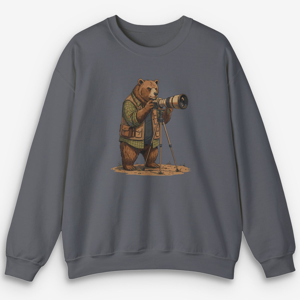 Bear Photographer Sweatshirt