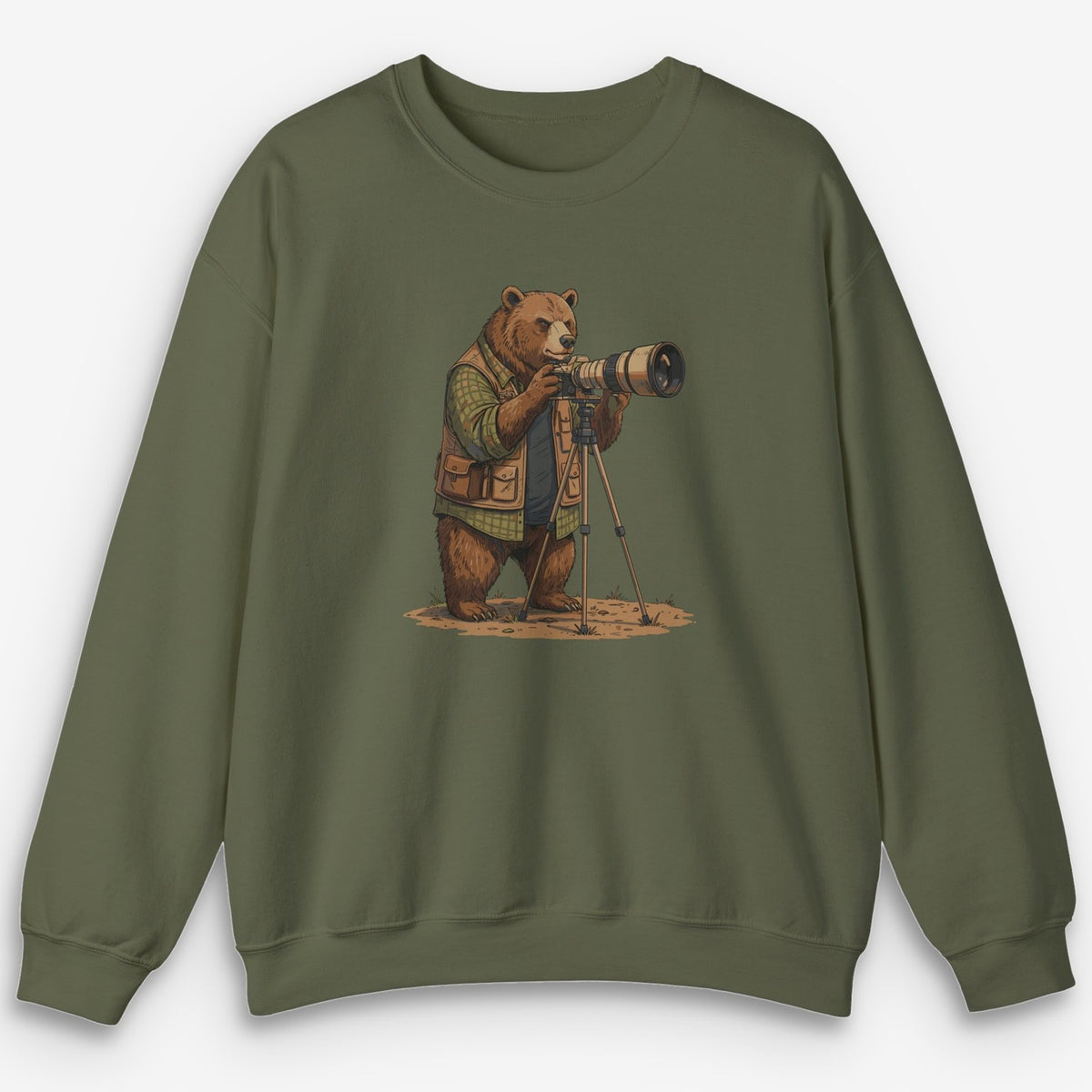 Bear Photographer Sweatshirt