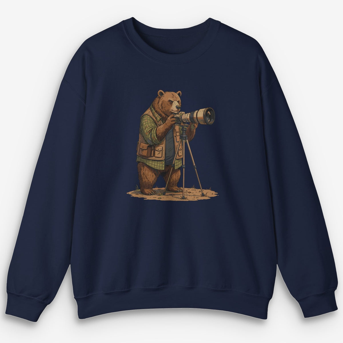 Bear Photographer Sweatshirt