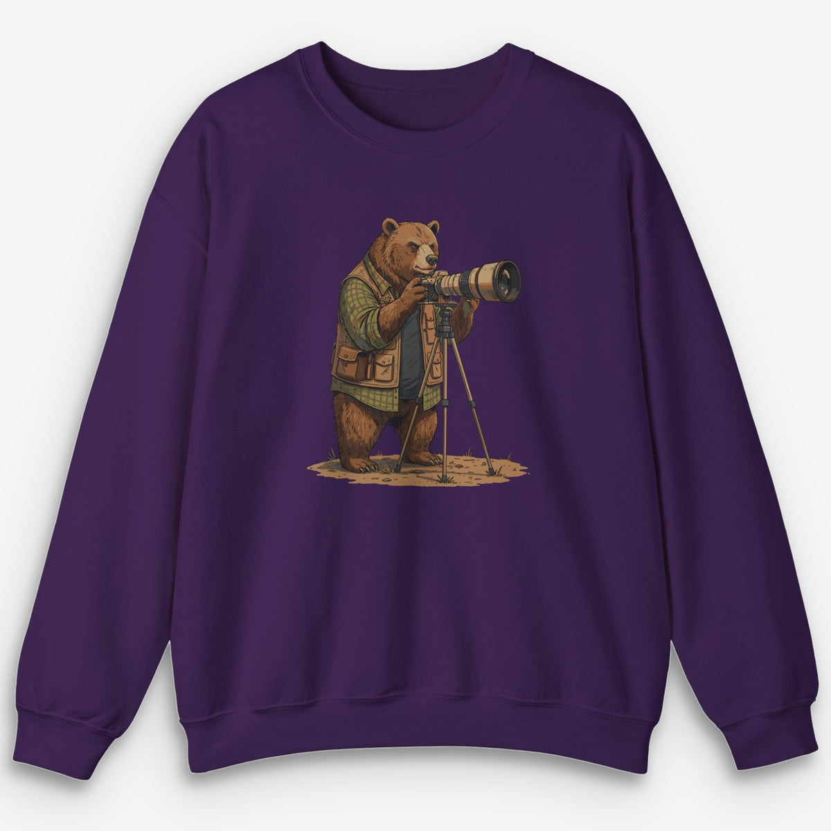 Bear Photographer Sweatshirt