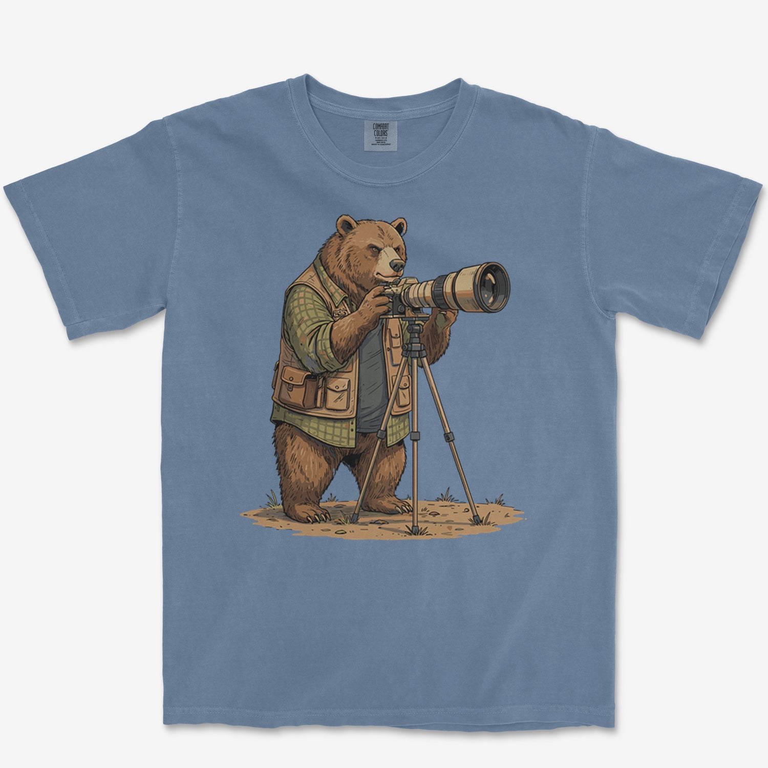 Bear Photographer Heavyweight Tee