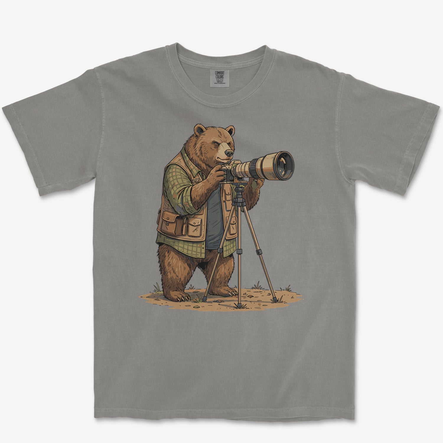 Bear Photographer Heavyweight Tee