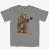 Bear Photographer Heavyweight Tee