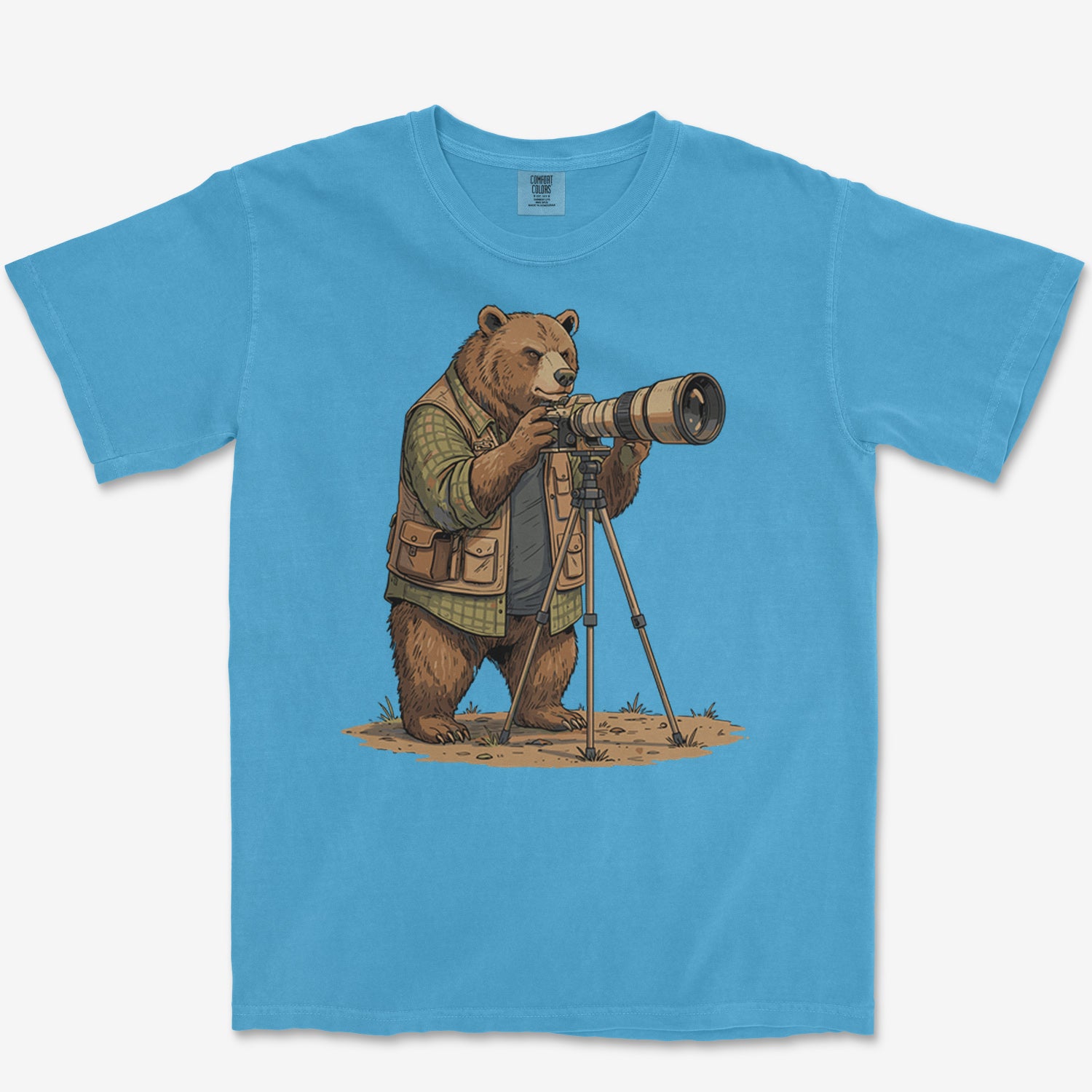 Bear Photographer Heavyweight Tee