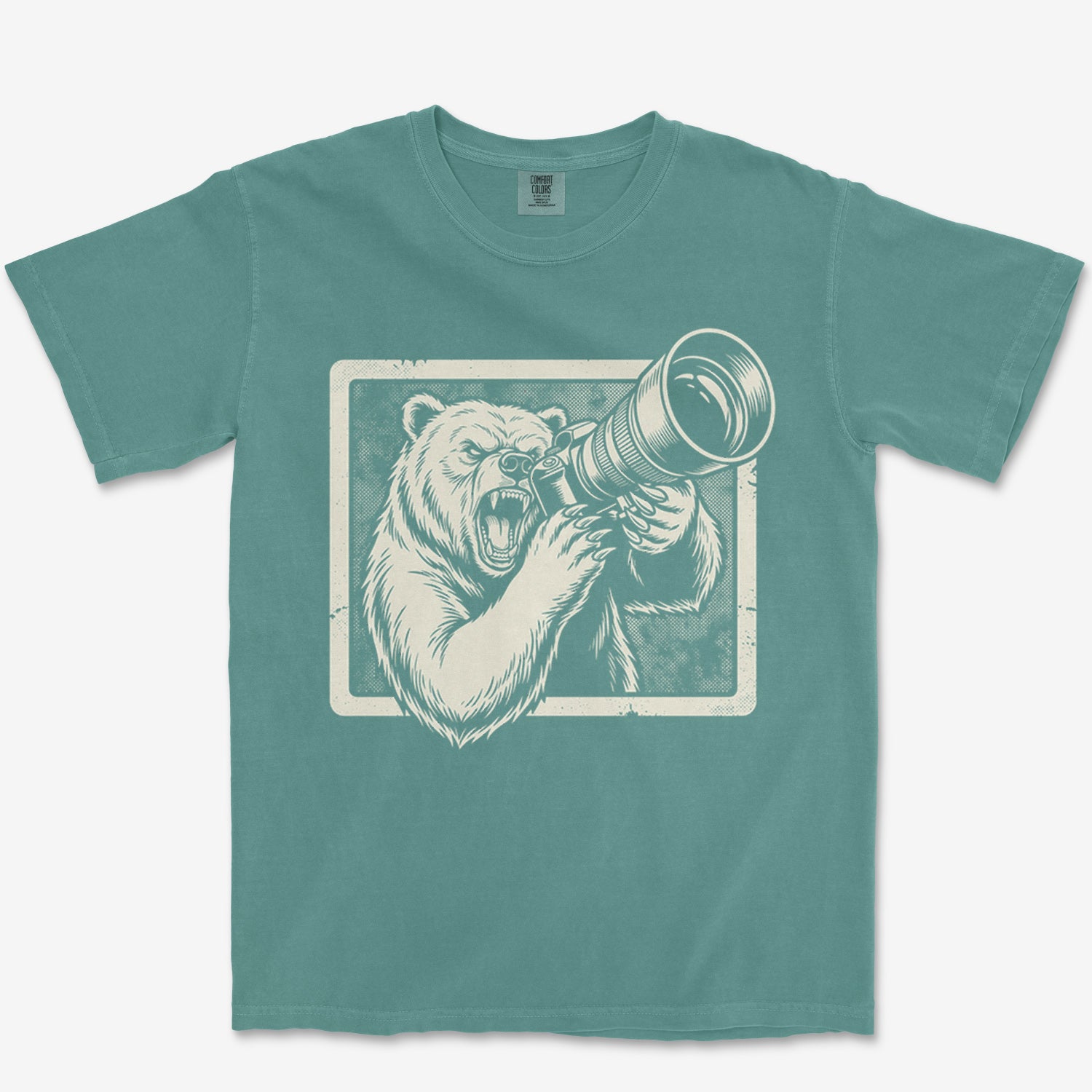 Bearly In Focus Heavyweight Tee