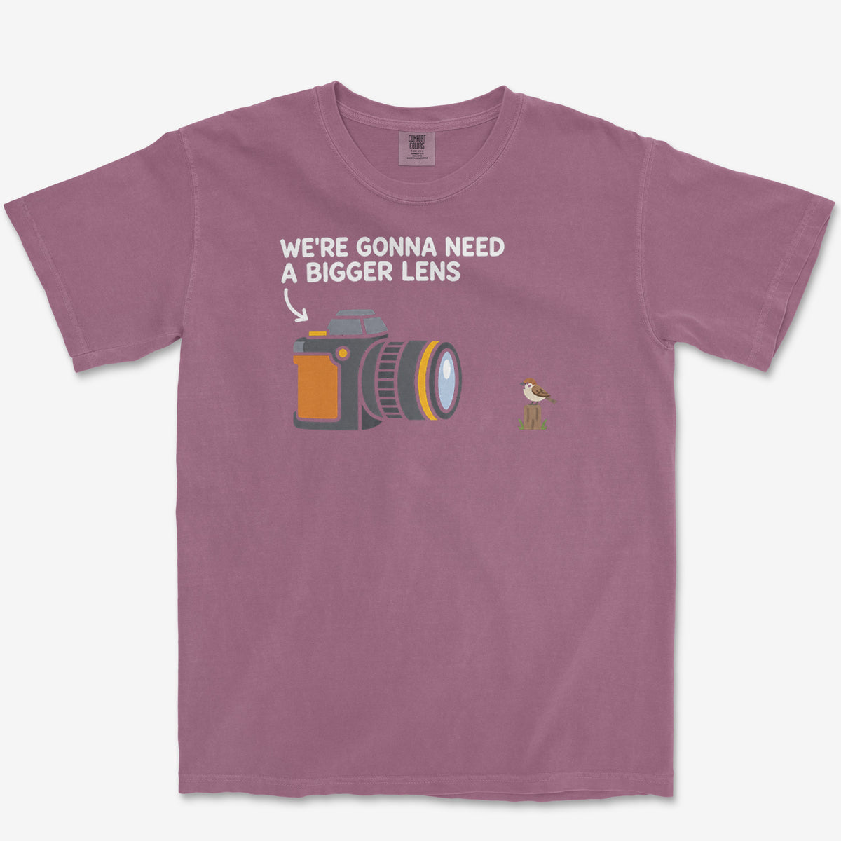 Bigger Lens Sparrow Tee — berry