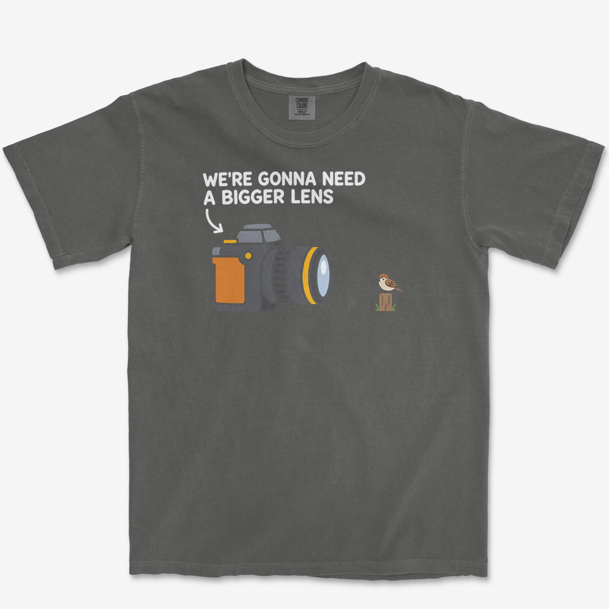 Bigger Lens Sparrow Tee — pepper
