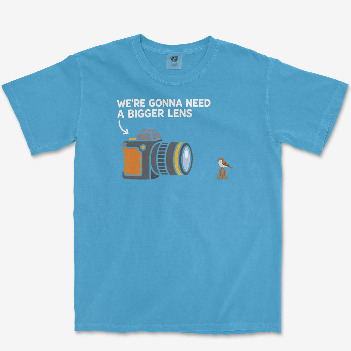 Bigger Lens Sparrow Tee — royal caribe