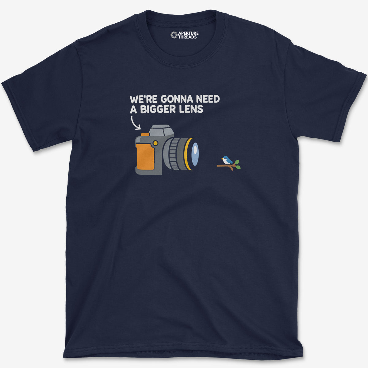 Bigger Lens T-Shirt — navy