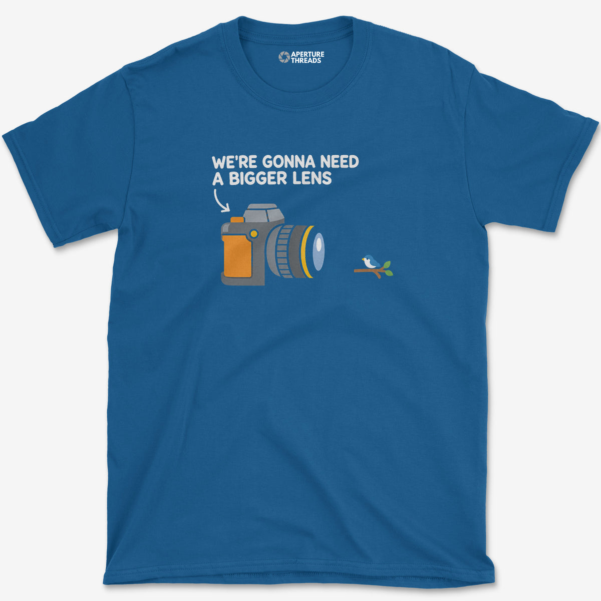 Bigger Lens T-Shirt — royal