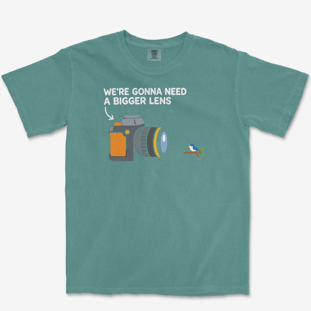 Bigger Lens Tee — blue spruce