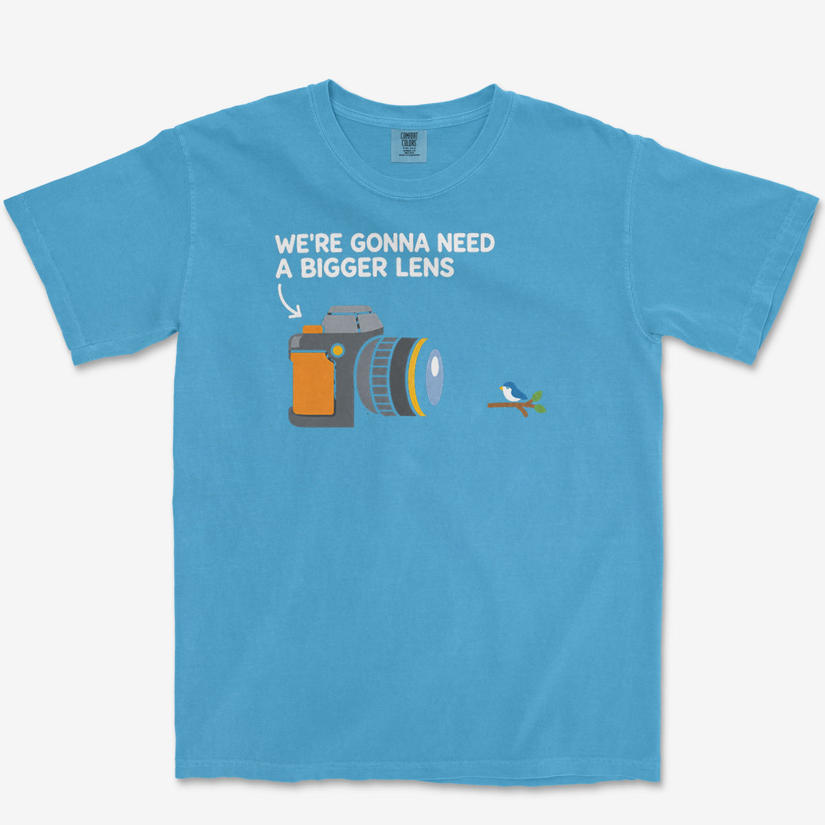 Bigger Lens Tee — royal caribe