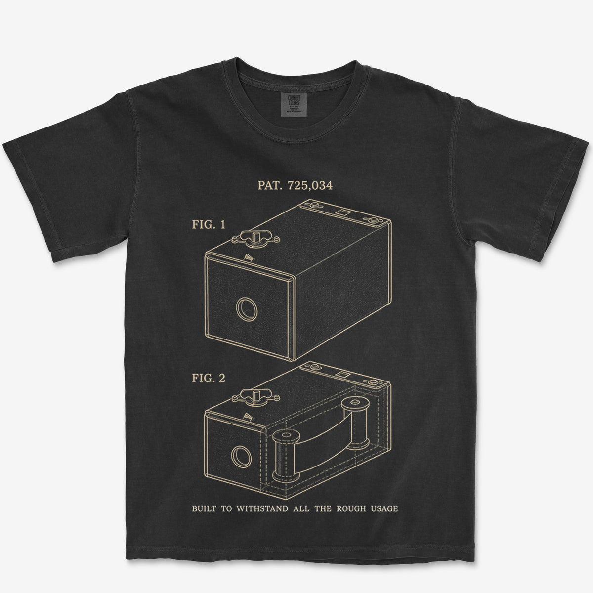 Brownie Camera Patent Heavyweight Tee