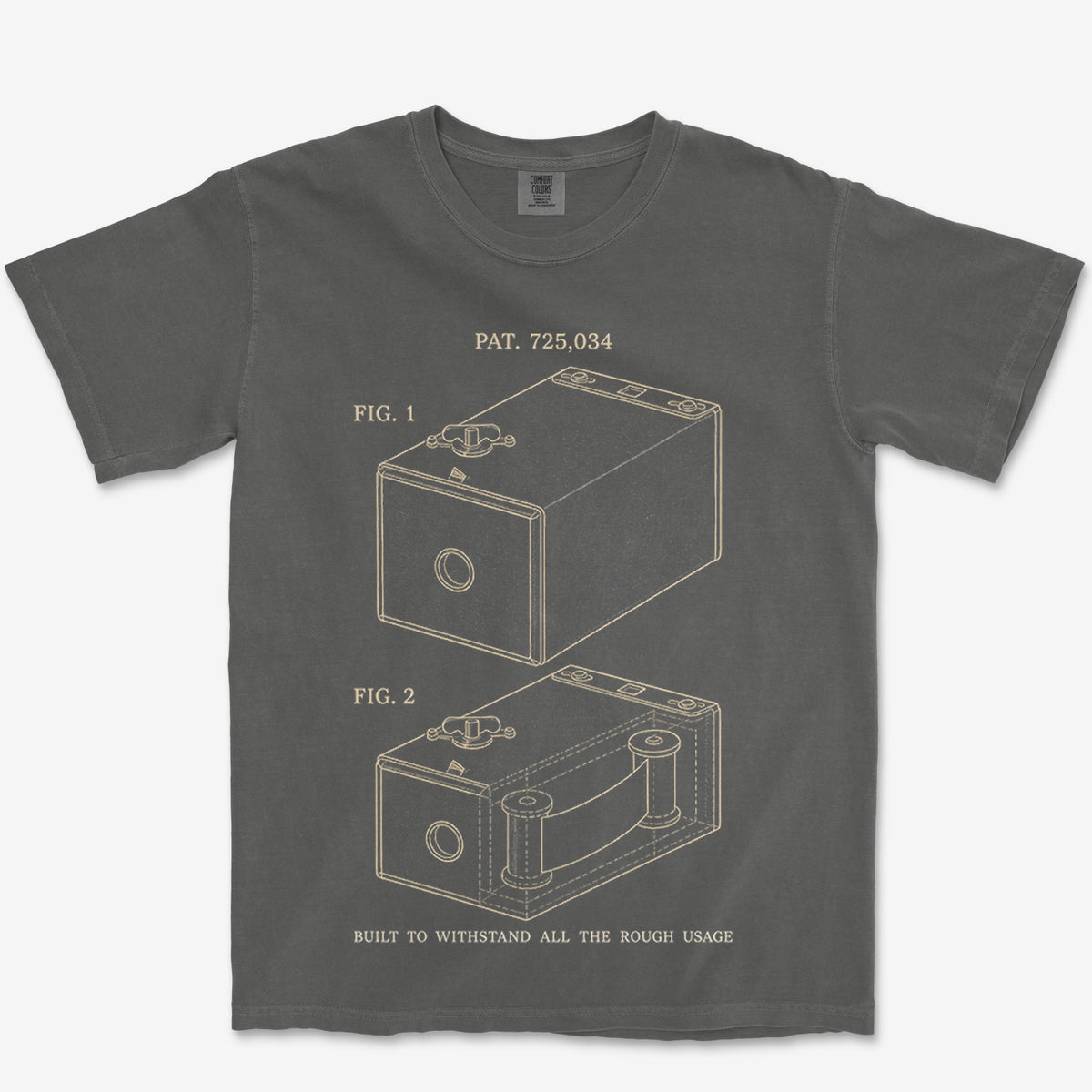 Brownie Camera Patent Heavyweight Tee