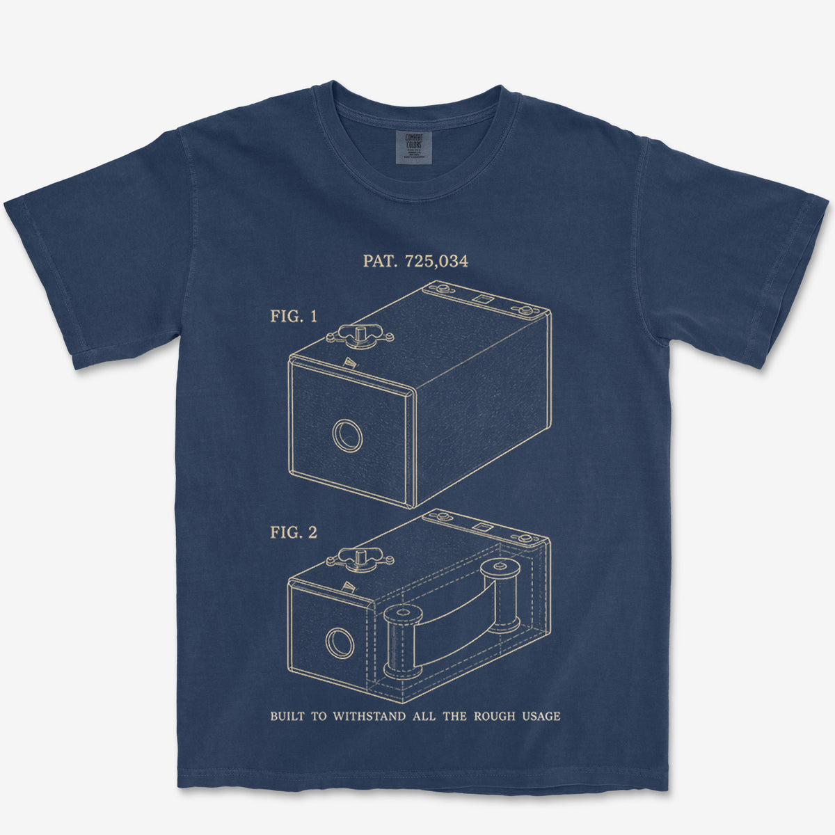 Brownie Camera Patent Heavyweight Tee