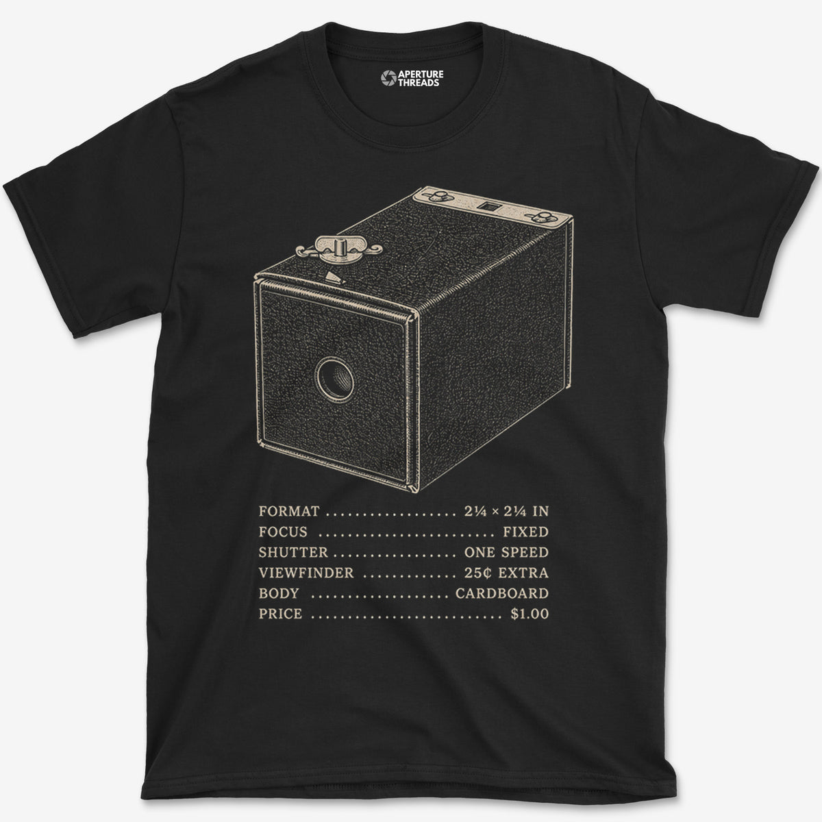 Brownie Camera Spec Sheet T-Shirt