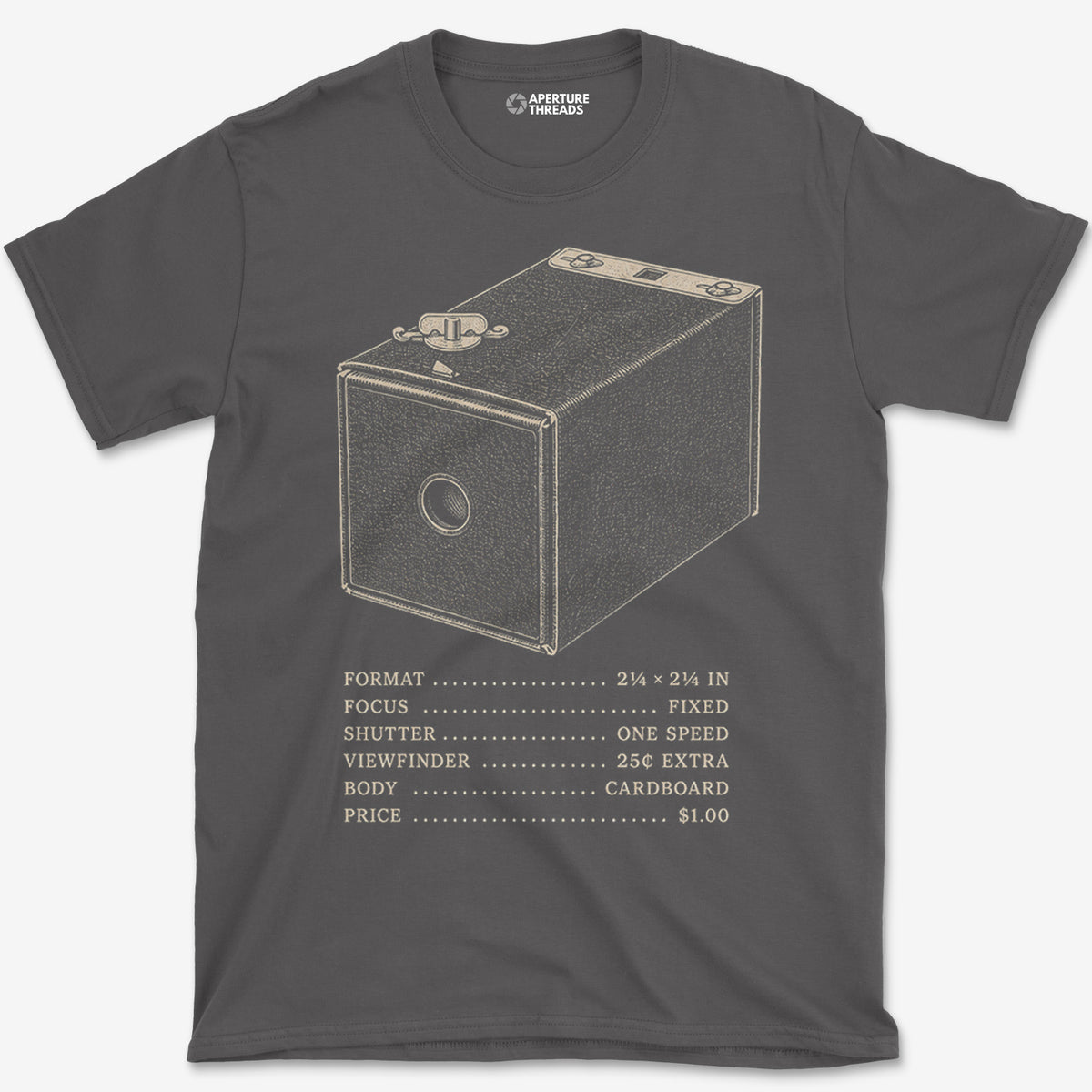 Brownie Camera Spec Sheet T-Shirt