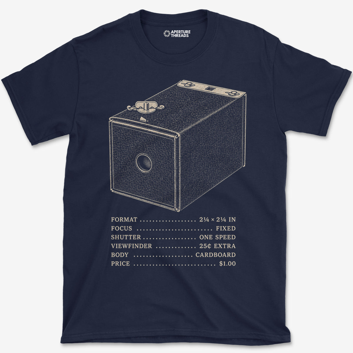 Brownie Camera Spec Sheet T-Shirt
