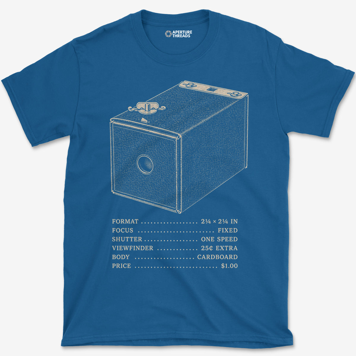 Brownie Camera Spec Sheet T-Shirt