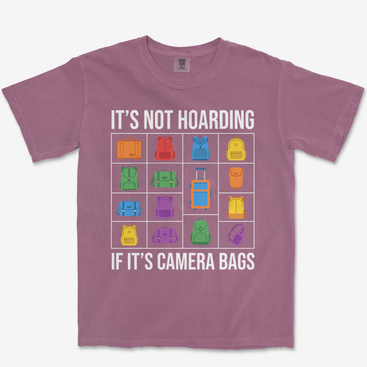 Camera Bags Hoarding Heavyweight Tee