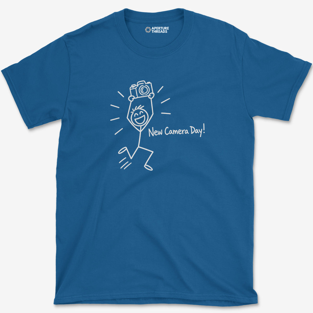 Camera Delivery Day T-Shirt — royal