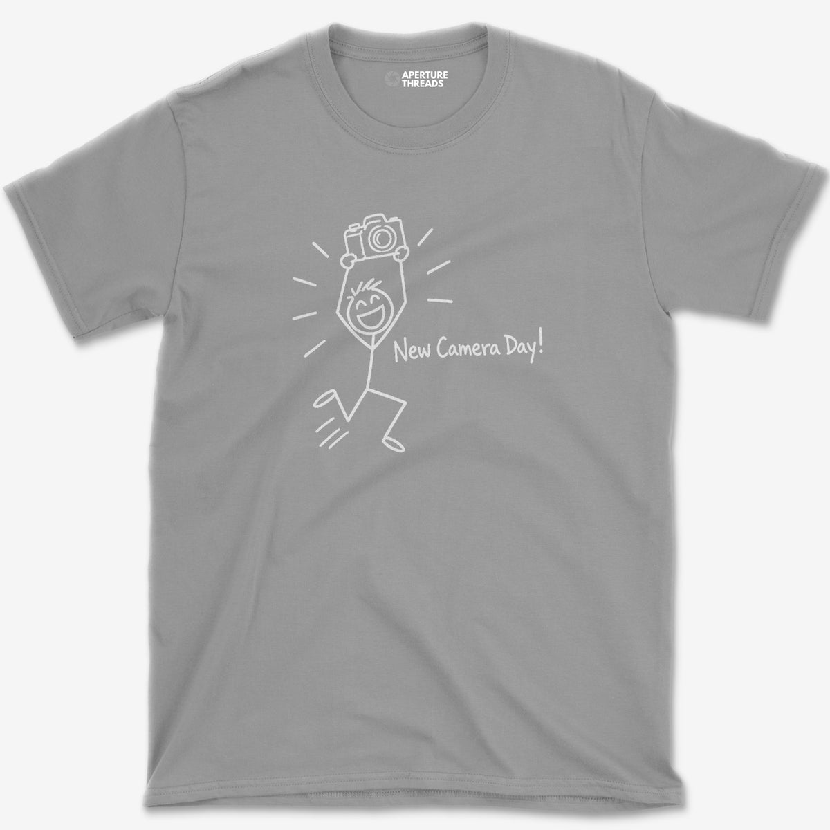 Camera Delivery Day T-Shirt — sport grey