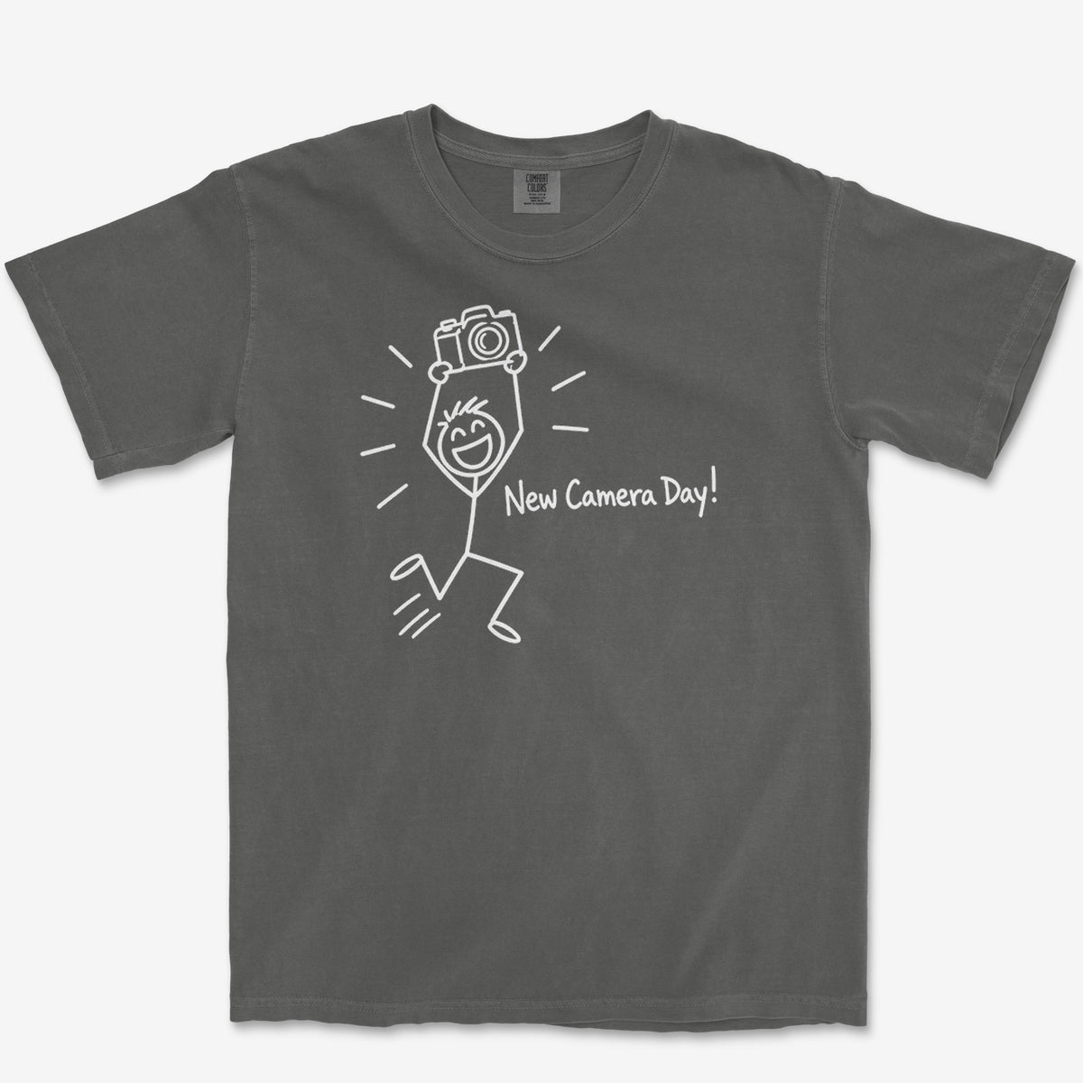 Camera Delivery Day Tee — pepper