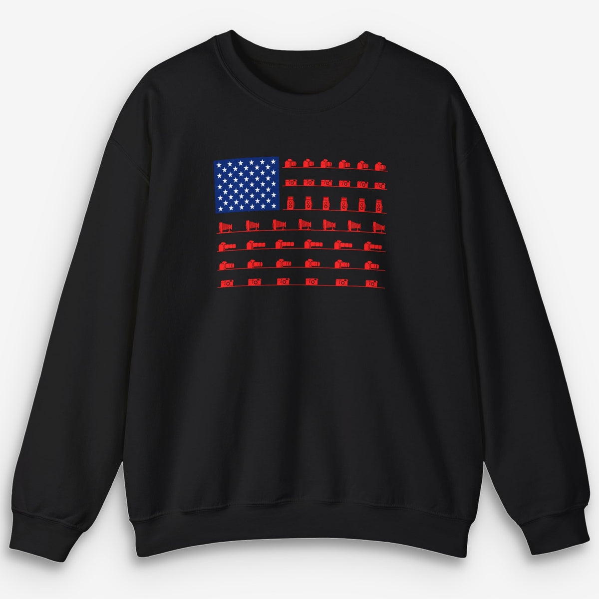 Camera Flag Sweatshirt