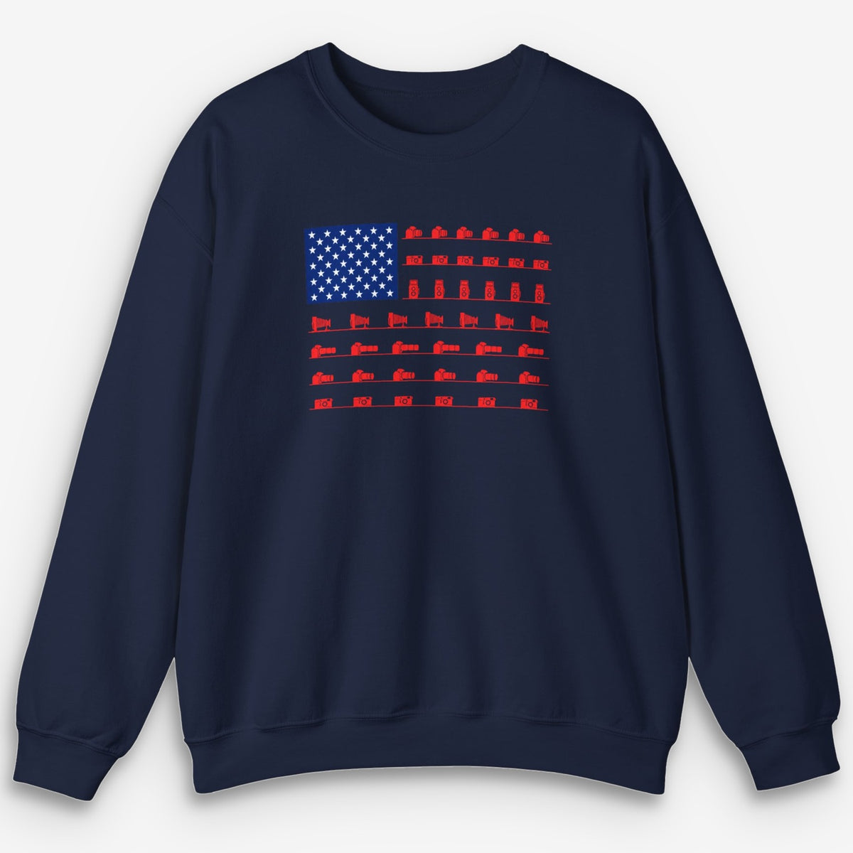 Camera Flag Sweatshirt