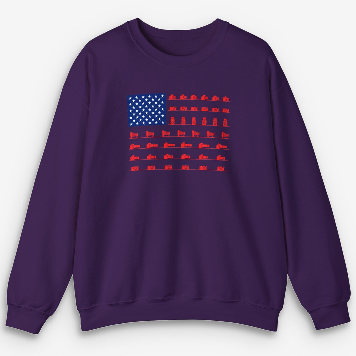 Camera Flag Sweatshirt